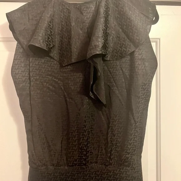 NWT Zadig and Voltaire Racky Silk Jacquard Midi Dress in Dark Chicolate - Picture 4 of 11